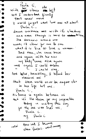 handwritten