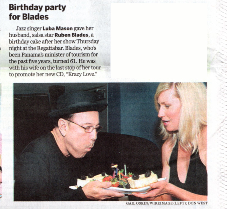Boston Globe
                                                  covers Rubn's
                                                  birthday