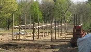 building the new barn