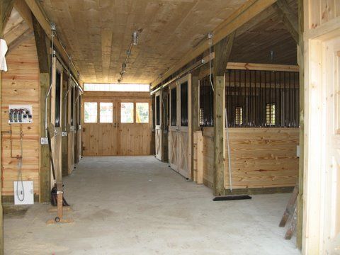 new barn - inside