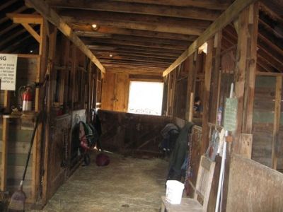 old barn inside