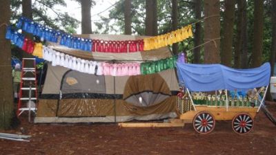 4-H Littleton Hach 'N' Tack's ribbon display